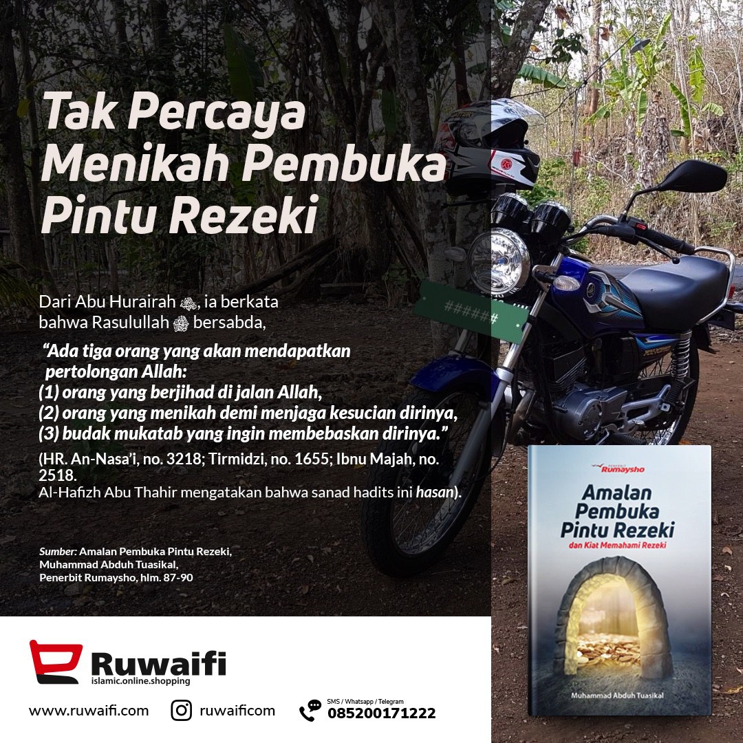 Menikah itu membuka pintu rezeki?