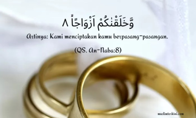 Menikah itu kebutuhan apa?