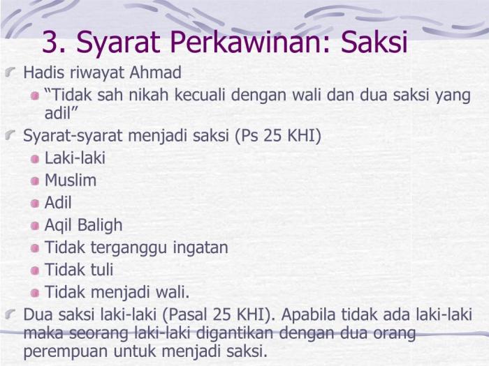 Apa saja syarat syarat perkawinan?