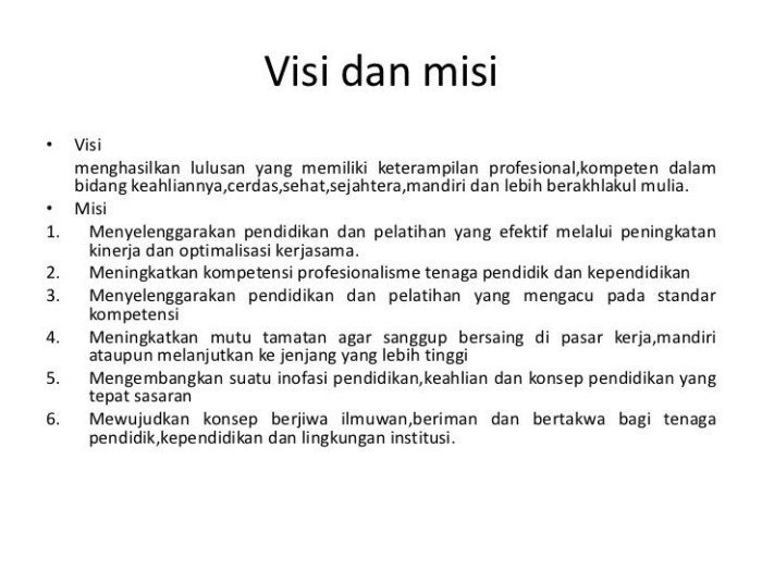 Misi visi contoh smk heri syaifudin osis singkat muhammadiyah perbedaan surakarta Visi dan Misi menikah secara Islam?