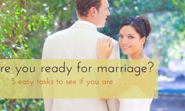 Cara mengetahui apakah kita siap menikah?