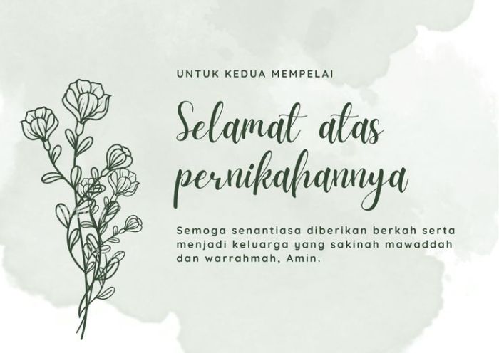 Ucapan Menikah Islami: Doa dan Harapan untuk Kebahagiaan 4 Apa ucapan menikah dalam Islam?
