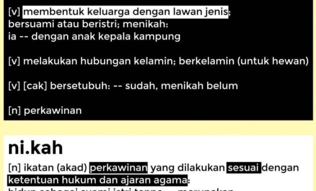 Apa perbedaan antara nikah dan kawin?