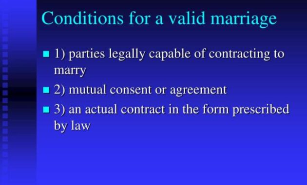 Marriage valid bars contract requirements void voidable definition consent presentation Marriage valid bars contract requirements void voidable definition consent presentation