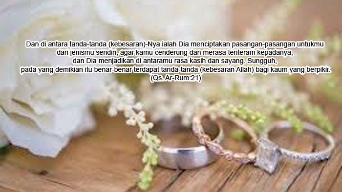 Apa kata kata untuk orang menikah?