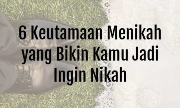 Apa pahala menikah?