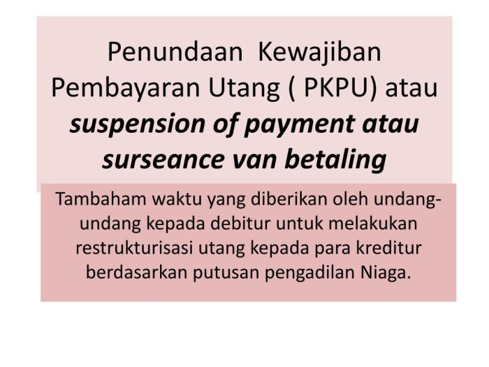 Hutang wajib dibayar sedar semakin terpaksa tanggung bayar