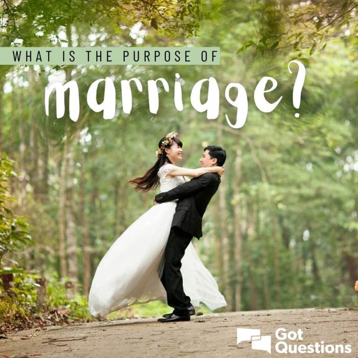 Purpose marriage