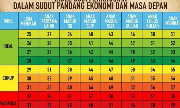 Laki-laki ideal menikah umur berapa?